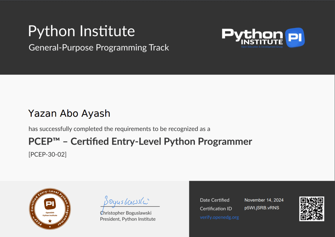 Python PCEP