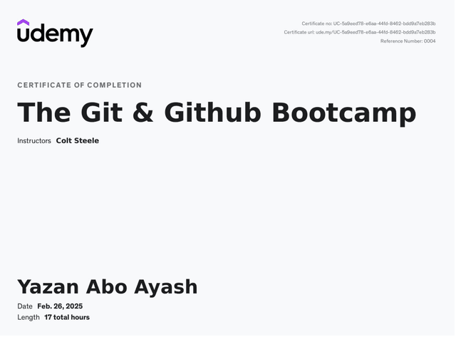 The Git & GitHub Bootcamp